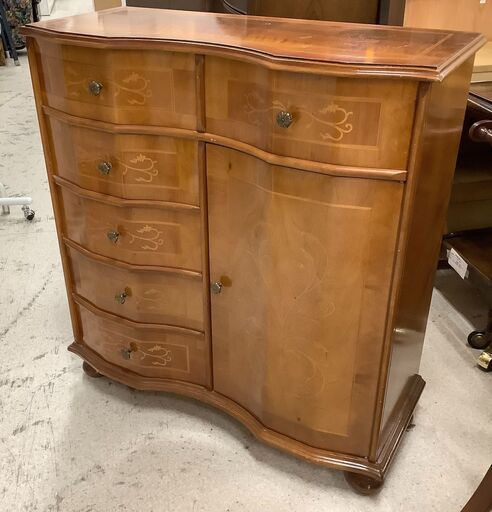 【値下げしました】イタリア家具 MOR-RENS モーレンス アンティーク調 コンソール イタリア製 木目ブラウン 11B cod.302 NORMALE 441 【ユーズドユーズ名古屋天白店】 J1258