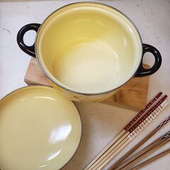 ホーロー鍋２０cm　3ﾘｯﾄﾙ　[未使用品]の画像