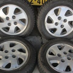 【バリ山❣】REVO GZ 155/65R13 ダイハツ純正 13×4.5 4H PCD:100 +45 即使用可