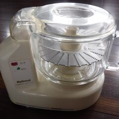 美品♬Nationalフードプロセッサー【MK-K48】取扱説明...