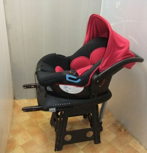 綺麗/スマートキャリー＋ISO FIX BASE/新生児～１３kg/洗濯済