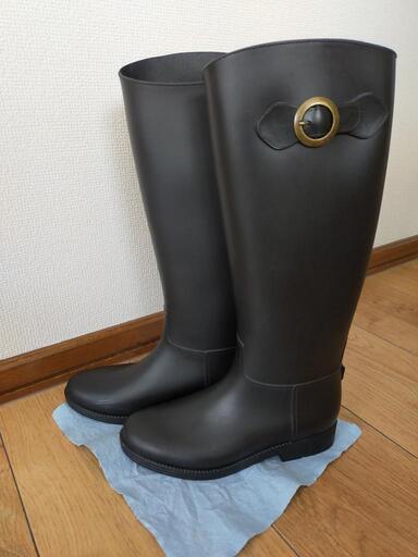 レインブーツ ロングブーツ　ハッシュアッシュ