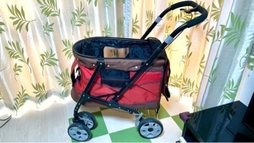 ペットバギー DECA PROGRE デカプログレ(赤)中型犬、多頭犬