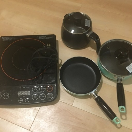 一口IH 1人様鍋　フライパン　マルチポット