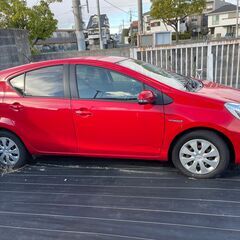 トヨタ　アクア　車検２年コミコミ価格！　走行78,518km　内装キレイです。の画像