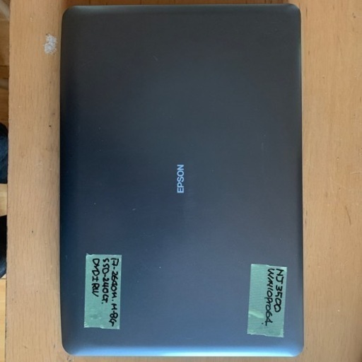 （売約済）高速CPUi7 搭載機！EPSON Endeavor　NJ3500e　新品SSD240G　memory8G Win10 pro 64bit