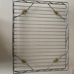 電子レンジ上収納とオーブントレー