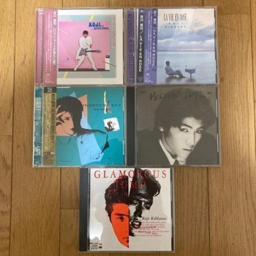 吉川晃司デビューからCD5本