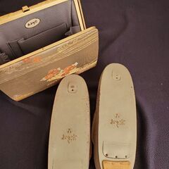 おき宗　着物バッグ&草履セットの画像