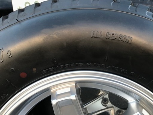 ヨコハマ　オールシーズンタイヤ215.80R15、ホイール4本セット