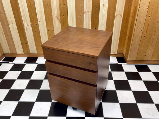 【家具　激安SALE】デスクワゴン　400×400×595　3段　デスク　PCデスクワゴン　事務所
