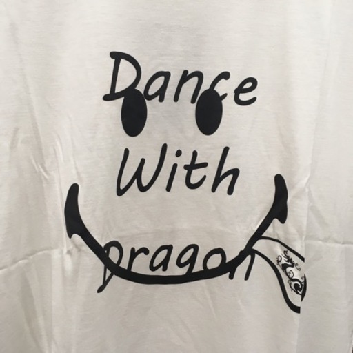 S009　ダンスウィズドラゴン　DANCE WITH　DRAGON　Tシャツ　ホワイト
