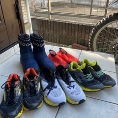 メンズ靴セット ワークマン ケベックロング バウンステック 中古