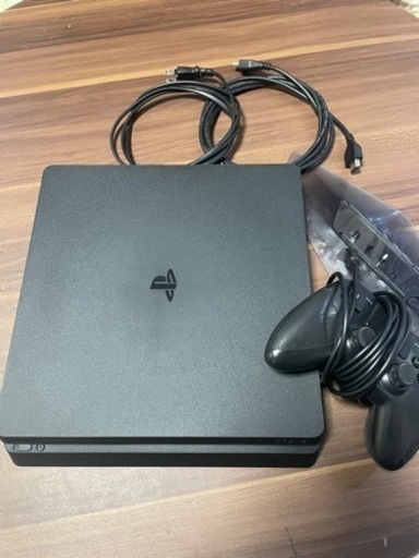 ※注意点あり！プレステ4  cuh-2000ab1 中古 縦置きスタンド、外品コントローラー付き