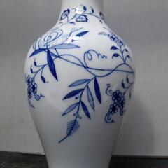 本物 55000円 花瓶 マイセン ブルーオニオンの画像