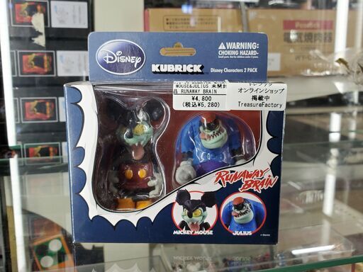 MEDICOM TOY　KUBRICK　MICKYMOUSE\u0026JULIUS　フィギュア　未開封品【トレファク上福岡】