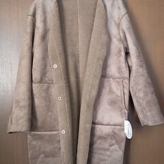★未使用　ボア＆スエードタッチ　リバーシブルコート★の画像