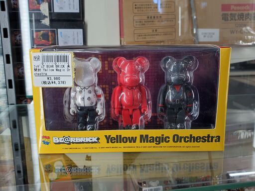 MEDICOM TOY　BE@BRICK　Yellow Magic Orchestra　フィギュア　100%　未開封品【トレファク上福岡】