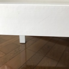 ☆アイリスオーヤマ☆白ローテーブル☆の画像