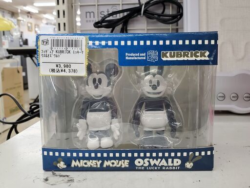 MEDICOM TOY　KUBRICK　ミッキーマウス\u0026オズワルド　フィギュア　未開封品【トレファク上福岡】