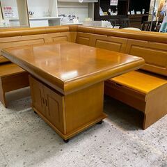 商談中【愛品館 江戸川店】コーナーベンチダイニングセット ID:152-007871-007