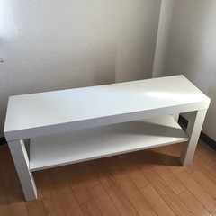 IKEAホワイトカラー棚またはテレビ台