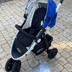 美品❗️レインカバー付❗️安定感抜群のベビーカー