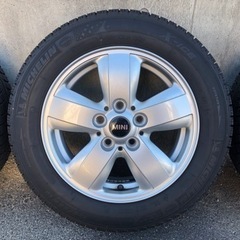 MINIクーパー スタッドレス・純正アルミホイールセット15インチ F55/56