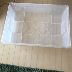 IKEA　透明収納ボックス