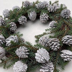【新品】🎄クリスマス🎄松ぼっくりのクリスマスリースの画像