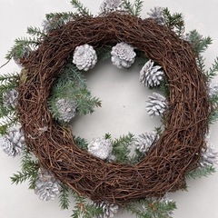 【新品】🎄クリスマス🎄松ぼっくりのクリスマスリースの画像