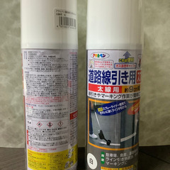 道路線引き用スプレー　2本