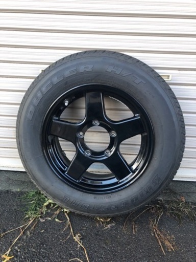 値下げ！！ジムニー用純正夏タイヤとブラッドレーVエボリューションブラック 超軽量６キロ