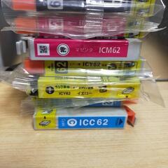 値下げエプソンプリンターインクICBK62、ICM62、ICC6...