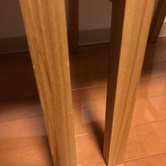 早い者勝ち★無印良品　ダイニングチェア　2脚　タモ材の画像