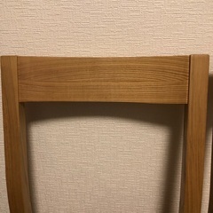 早い者勝ち★無印良品　ダイニングチェア　2脚　タモ材の画像