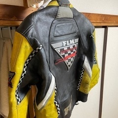 レザージャケット/革バイクジャケット　FLM イギリスの画像