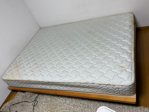 高級 フランスベッド クイーン？　マットレス フレーム セット