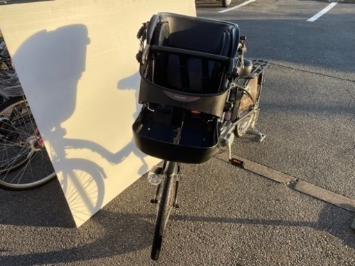 チャイルドシート付電動アシスト自転車　クロ（20インチ）パナソニック
