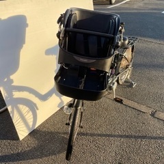 チャイルドシート付電動アシスト自転車　クロ（20インチ）パナソニックの画像