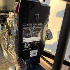 チャイルドシート付電動アシスト自転車　クロ（20インチ）パナソニックの画像