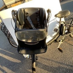 チャイルドシート付電動アシスト自転車　クロ（20インチ）ブリジストンの画像