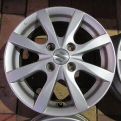 スズキ純正14インチアルミホイール中古品の画像