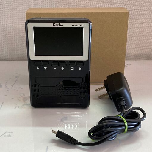 ケンコー　3インチポータブルワンセグTV / AM・FMラジオ　KR-006AWFT　2019年製