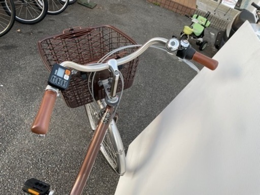電動アシスト自転車　茶（24インチ）パナソニック