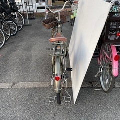 電動アシスト自転車　緑（24インチ）ヤマハの画像
