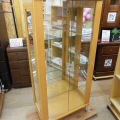 【販売終了しました。ありがとうございます。】コレクションケース　中古品　/　飾り棚　キュリオケース　相模原市　リサイクルショップの画像