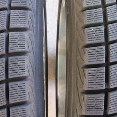 215/60R17スタッドレスタイヤ＆ホイール　4本セット美品良好の画像