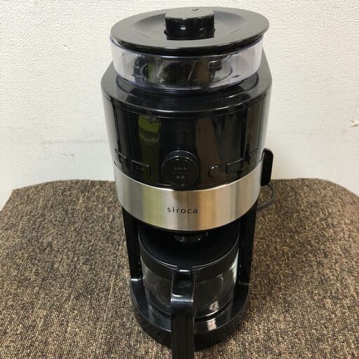 ✨期間限定・特別価格✨【美品】 siroca シロカ SC-C111(K/SS) コーヒーメーカー 中古家電