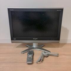テレビ sharp LC20E5 ２００８年製
